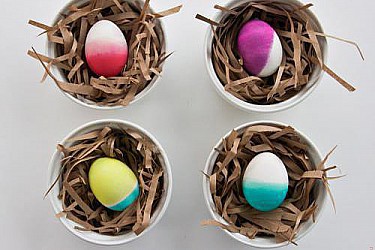 двухцветные яйца