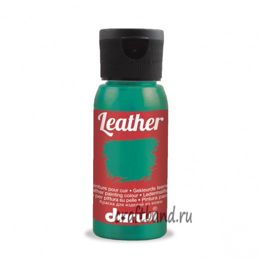 DA0420050 Краска для кожи Darwi LEATHER, 50мл (626 темно-зеленый)