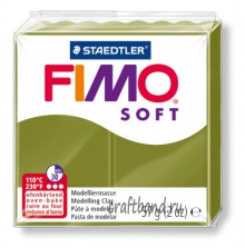 Полимерная глина Fimo Soft 8020-57 green olive