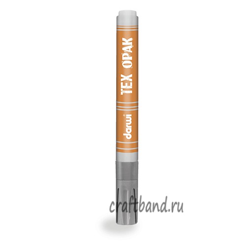 DA0160013 Маркер для ткани Darwi TEX OPAK, 2мм (укрывистый) (080 серебряный)