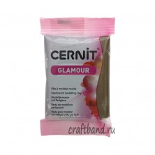 Полимерная глина Cernit GLAMOUR перламутровый бронза 058
