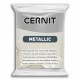 Полимерная глина Cernit Metallic silver 080