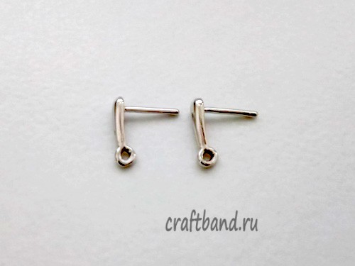 Пусеты, родий 000-359