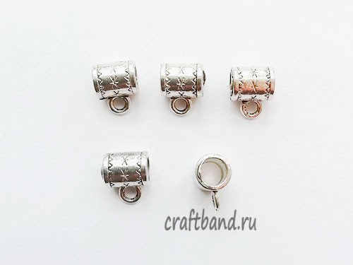 Бейл для подвески серебро