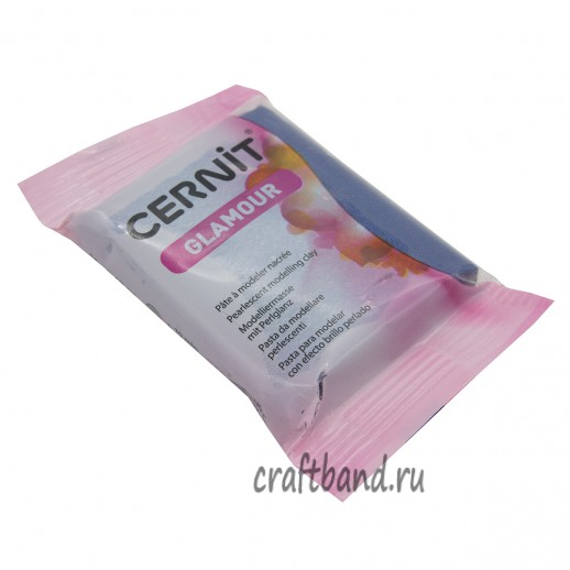 Полимерная глина Cernit GLAMOUR перламутровый тёмно-синий 246