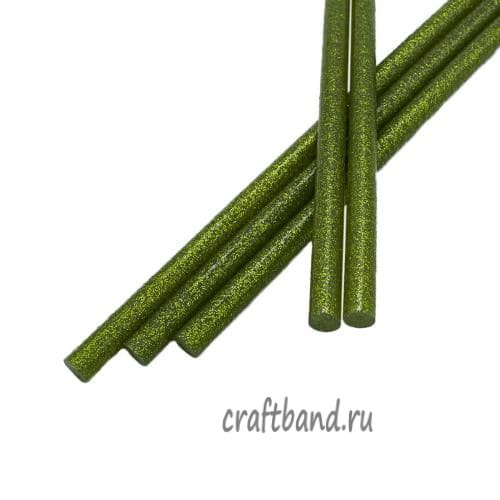 Клей цветной, 7,2 мм*30 см, упак./10 шт., Hobby&Pro (зеленый)