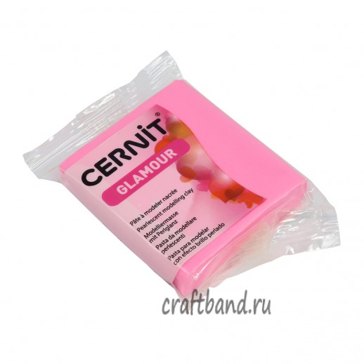 Полимерная глина Cernit GLAMOUR перламутровый фуксия 922
