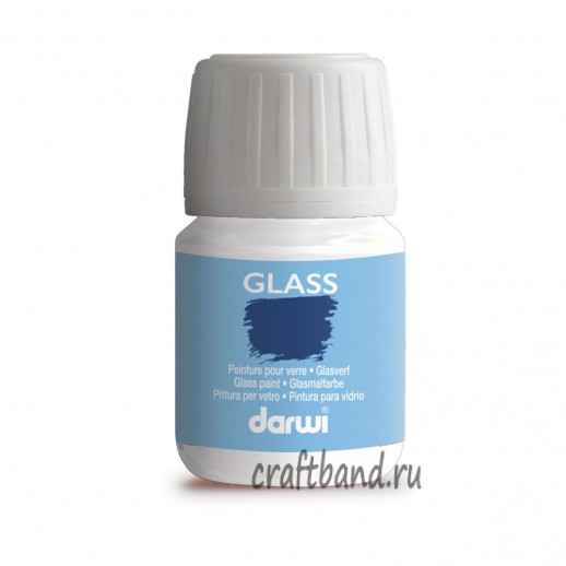 DA0700030 Краска для стекла Darwi GLASS, 30мл (010 белый)