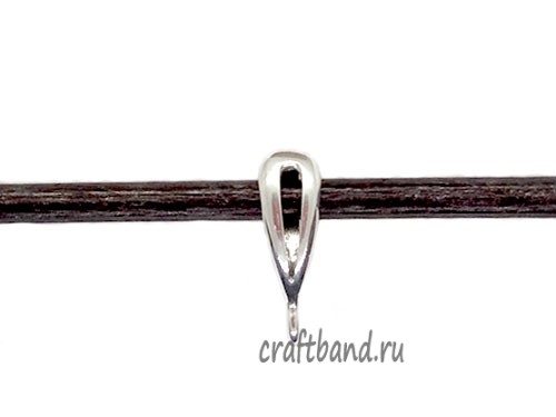 Бейл для подвески, родий 000-503
