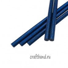 Клей цветной, 7,2 мм*30 см, упак./10 шт., Hobby&Pro (синий)