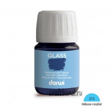 DA0700030 Краска для стекла Darwi GLASS, 30мл (215 голубой)