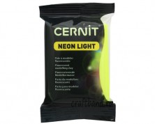 Полимерная глина Cernit Neon Light жёлтый флуоресцентный 700
