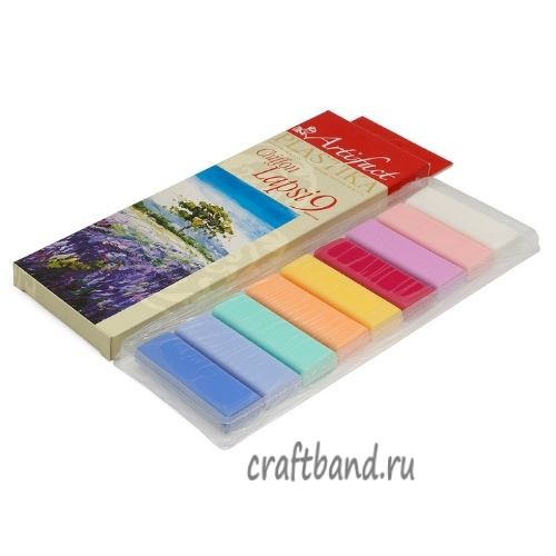 Набор полимерной глины "LAPSI CHIFFON" набор 9 цветов