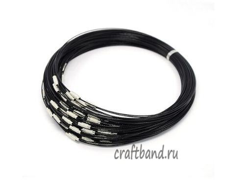 Основа для колье (чокер) чёрный