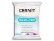 Полимерная глина Cernit Translucent прозрачный белый с блёстками 010