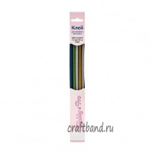 Клей цветной 7,2мм*30см Hobby&Pro упак(15шт), ассорти