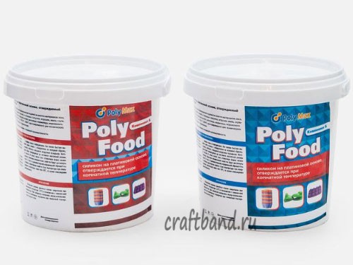 Двухкомпонентый силикон POLY FOOD 40 (А+B) 1 КГ.