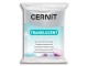 Полимерная глина Cernit Translucent прозрачный серебряный с блёстками 080