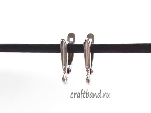 Швензы с английским замком серебро 925-019