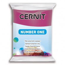 Полимерная глина Cernit Translucent прозрачный бордовый 411