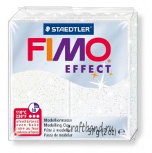 Полимерная глина Fimo Effect 8020-052 glitter white