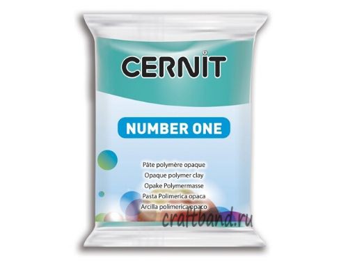 Полимерная глина Cernit Number turquoise green 676