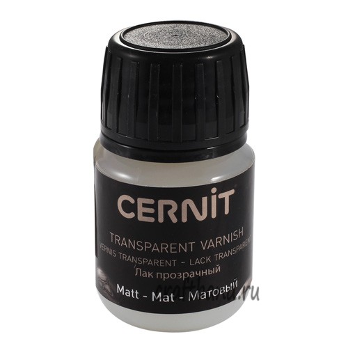 Лак для полимерной глины Cernit матовый 30 мл.