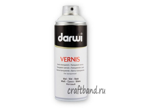 Лак-спрей Darwi матовый 400 мл. DA3000400002