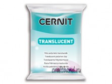 Полимерная глина Cernit Translucent прозрачный ярко-бирюзовый 280