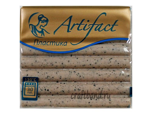 Полимерная глина Артефакт Эффект камня янтарный кварц 805