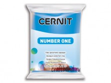 Полимерная глина Cernit Number One голубой 200