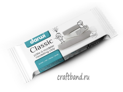 Паста самоотвердевающая DARWI CLASSIC белая 500 гр.