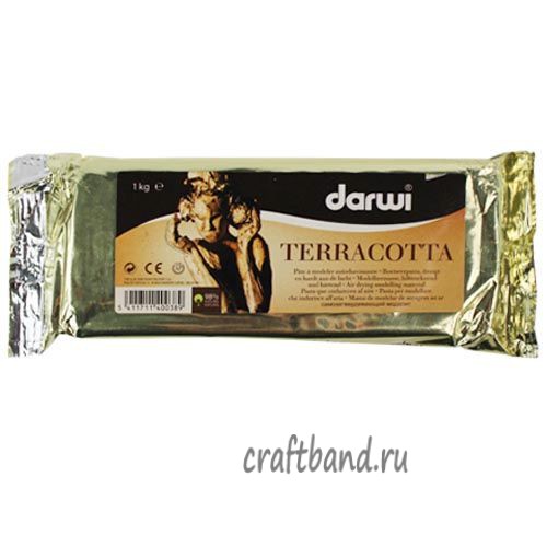 Паста DARWI TERRACOTA самоотвердевающая 1 кг.