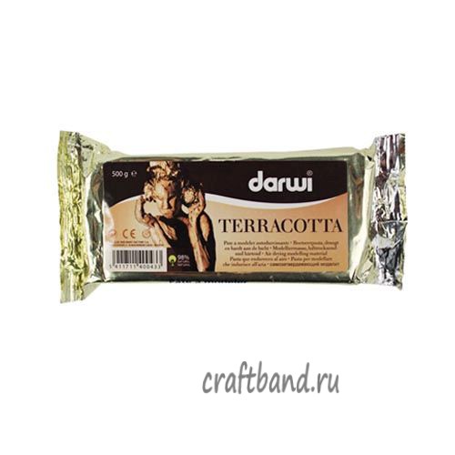 Паста DARWI TERRACOTA самоотвердевающая 500 гр.