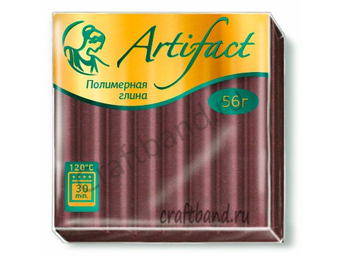 Полимерная глина Артефакт металлик медь 643