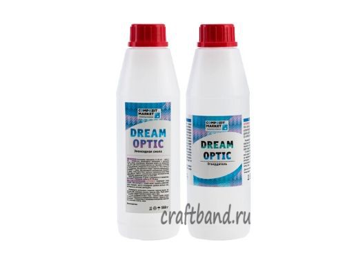 Прозрачная эпоксидная смола Dream Optic 750 гр. модифицированная