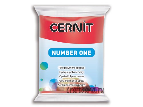 Полимерная глина Cernit Number One red 400