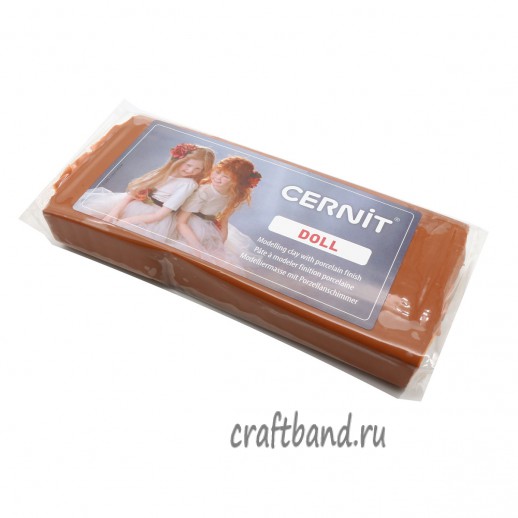 Полимерная глина Cernit DOLL Collection 807 карамельный 500 гр.