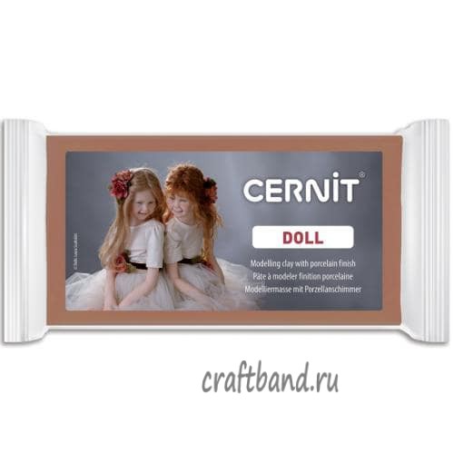 Полимерная глина Cernit DOLL Collection 807 карамельный 500 гр.