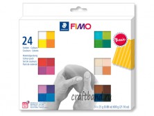 FIMO soft базовый комплект из 24 блоков по 25 гр. 8023 C24-1