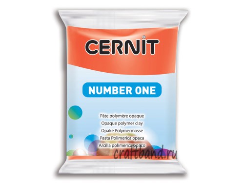 Полимерная глина Cernit Number One poppy red 428
