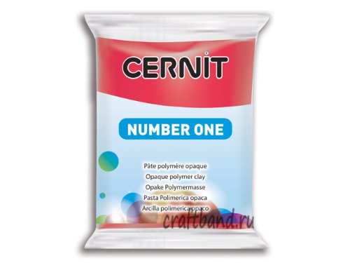 Полимерная глина Cernit Number One x-mas red 463