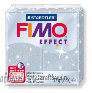 Полимерная глина Fimo Effect 8020-812 glitter silver