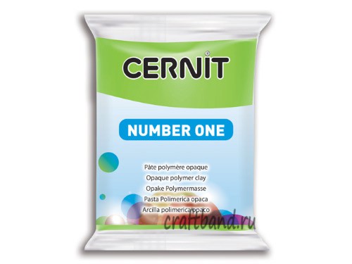 Полимерная глина Cernit Number One light green 611