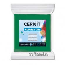 Полимерная глина Cernit Number One 600 зелёный 250 гр.
