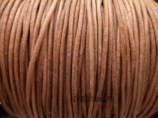 Шнур кожаный матовый 2 мм. светло-коричневый