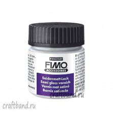 Полуматовый лак для полимерной глины FIMO 8705 01 BK
