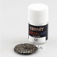 Мика-порошок (слюда) Diamond/бриллиантовый 'SPARKLING POWDER' 5гр. Cernit (050 or/золото) CE6120005050