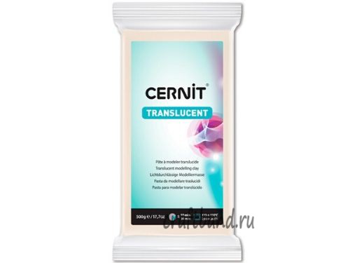 Полимерная глина Cernit Translucent white 005 500 гр.
