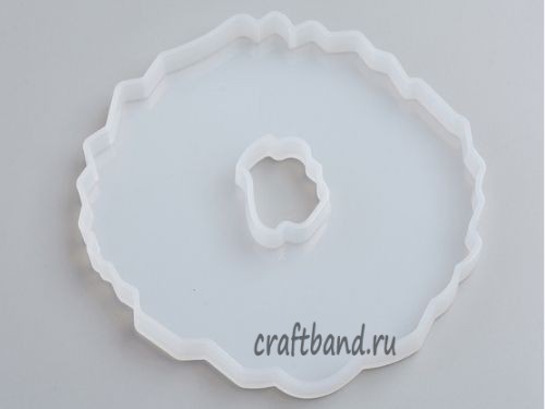 Силиконовый молд для эпоксидной смолы, подстаканник 12,5 см